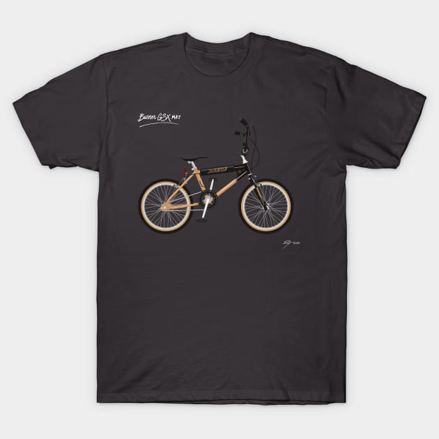 Raleigh Burner GSX Mk 1 T-Shirt by Tunstall